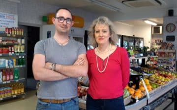 Kevin Guilcher et sa mère Véronique ont repris Vival à Saint-Brieuc en avril 2019 Kevin Guilcher et sa mère Véronique ont repris Vival à Saint-Brieuc en avril 2019