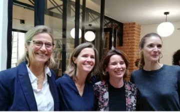 de g à d : Blandine Mulliez et Marie Elloy de g à d : Blandine Mulliez et Marie Elloy
