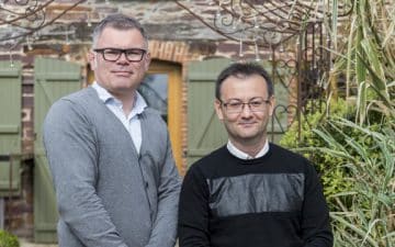 de g à d, Loïc Mathieu et Mickaël Kerlidou, associés gérants de Ma rando facile de g à d, Loïc Mathieu et Mickaël Kerlidou, associés gérants de Ma rando facile