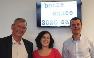 De g à droite : Jean-Louis Vanhee, Directeur général, Christelle Fleuroux en charge de la communication etet Richard Pinel, Gestionnaire de parc et Assurances