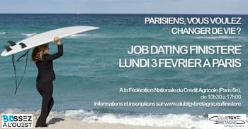 Les entrepreneurs finistériens se déplacent le 3 février à Paris pour recruter de nouveaux talents.