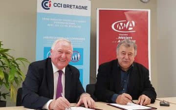 Jean-François Garrec, Pdt de la CCI Bretagne et Louis Noël, Pdt de la CMA Bretagne Jean-François Garrec, Pdt de la CCI Bretagne et Louis Noël, Pdt de la CMA Bretagne