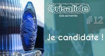Crisalide Eco-Activités #12 : les dossiers de candidature sont à déposer jusqu'au 17 février 2020
