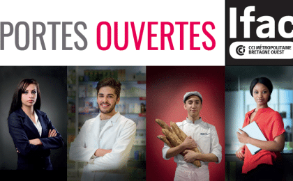 Métiers, Formations : Portes Ouvertes à l'Ifac Brest, samedi 14 mars