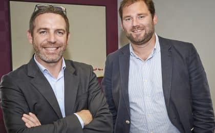 Jean-Denis Bargibant (à gauche) et Damien Harlé, codirigeants de Ouest composites