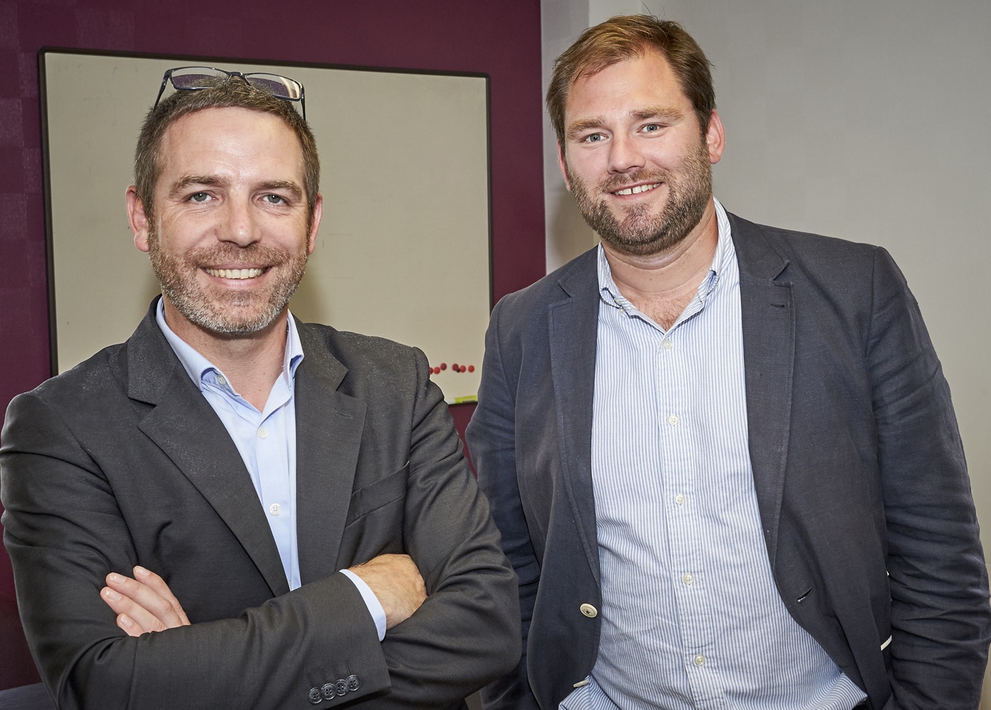 Jean-Denis Bargibant (à gauche) et Damien Harlé, codirigeants de Ouest composites