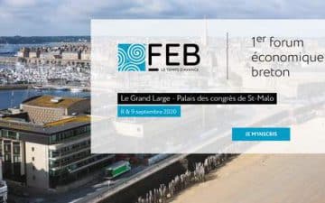 Le Forum Économique Breton réunira les acteurs économiques et institutionnels les 8 et 9 septembre 2020 au Palais du Grand large à Saint-Malo