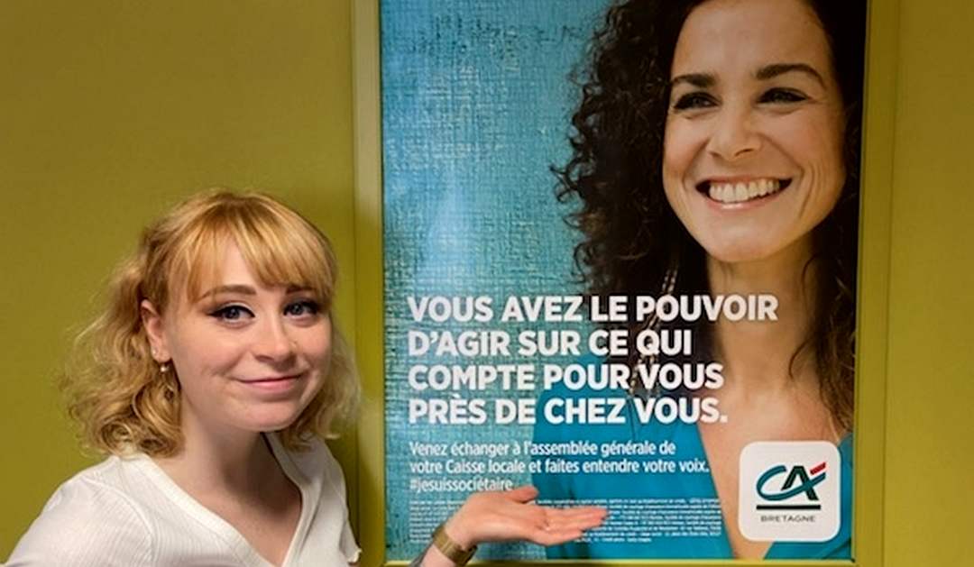 : Mathilde Bigot, étudiante en alternance au sein du Pôle Formation de la CCI Côtes-d’Armor