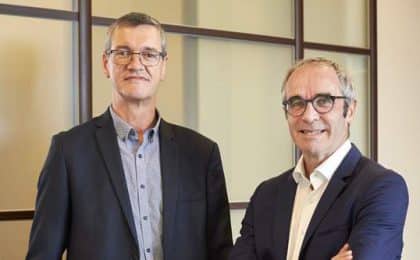 Hervé Le Floc’h, Président de Crédit Agricole en Bretagne et Jean- Yves Carillet, Secrétaire général Hervé Le Floc’h, Président de Crédit Agricole en Bretagne et Jean- Yves Carillet, Secrétaire général