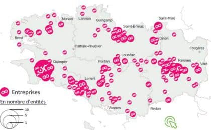 Afin de rapprocher les IAA et les équipementier BDI a développé une cartographie en ligne recensant les produits et services de 218 équipementiers bretons de l’agroalimentaire.