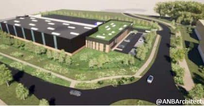 C’est sur un terrain de 18 000 m² acquis auprès de Grand Paris Aménagement que le Groupe Bardon va construire ce nouveau bâtiment d’une surface de 4 800 m². C’est sur un terrain de 18 000 m² acquis auprès de Grand Paris Aménagement que le Groupe Bardon va construire ce nouveau bâtiment d’une surface de 4 800 m².