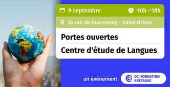 Saint-Brieuc : le 9 septembre, participez aux portes ouvertes du centre d'étude de langues