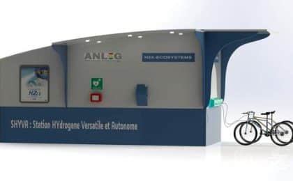 La borne pour mobilité Shyva mise au point par H2X Ecosystems La borne pour mobilité Shyva mise au point par H2X Ecosystems
