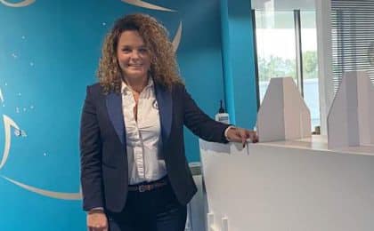 Jennifer Michel, directrice générale de Bleu Mercure Transaction à Plérin dans les Côtes d’Armor vient de démarrer le parcours de formation Manager 22