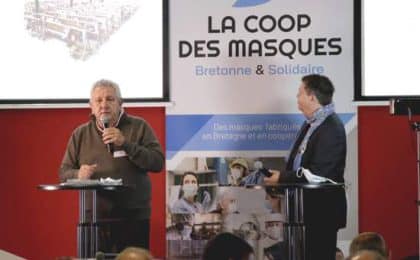 Guy Hascoët officiellement élu Président de La Coop des masques Guy Hascoët officiellement élu Président de La Coop des masques