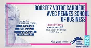 Formation continue : Portes ouvertes, le 14 novembre, à Rennes School of  Business