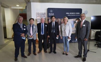 Inauguration de l’Institut Roi Séjong Quimper sur le campus de l'EMBA Business School