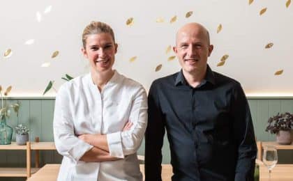 Virginie Giboire et son compagnon Fabien Hacques ouvrent ce mardi 6 octobre à Rennes, les portes de leur nouveau restaurant Racines