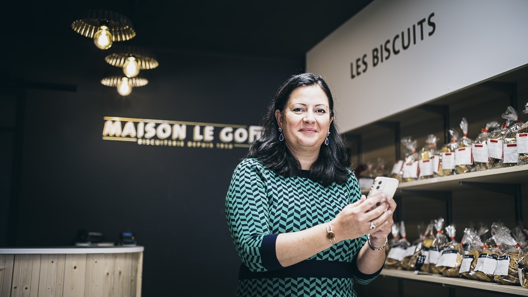 Marie-Laure Jarry, directrice générale de Maison Le Goff : « une nouvelle communication marque la renaissance de la biscuiterie. »