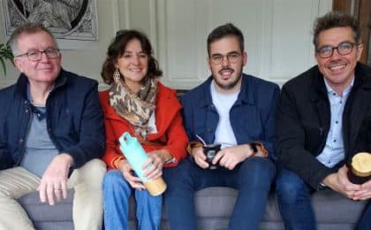 Les fondateurs associés de l’entreprise familiale Ô Maté, à Brest. Les fondateurs associés de l'entreprise familiale Ô Maté, à Brest.