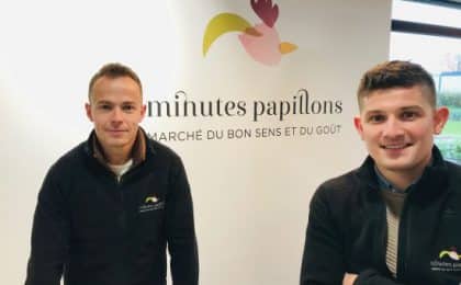 Matthieu Le Goff et Valentin Pichard ont ouvert Minutes Papillons, à Baud.