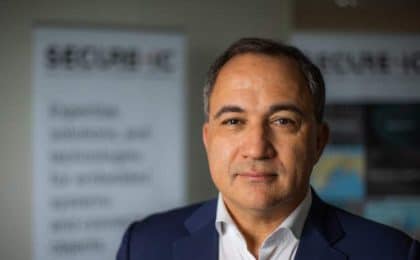 Hassan Triqui, co-fondateur et PDG de Secure-IC. Hassan Triqui, co-fondateur et PDG de Secure-IC.
