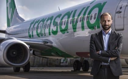 Nicolas Hénin, directeur général adjoint commercial et marketing pour Transavia France.