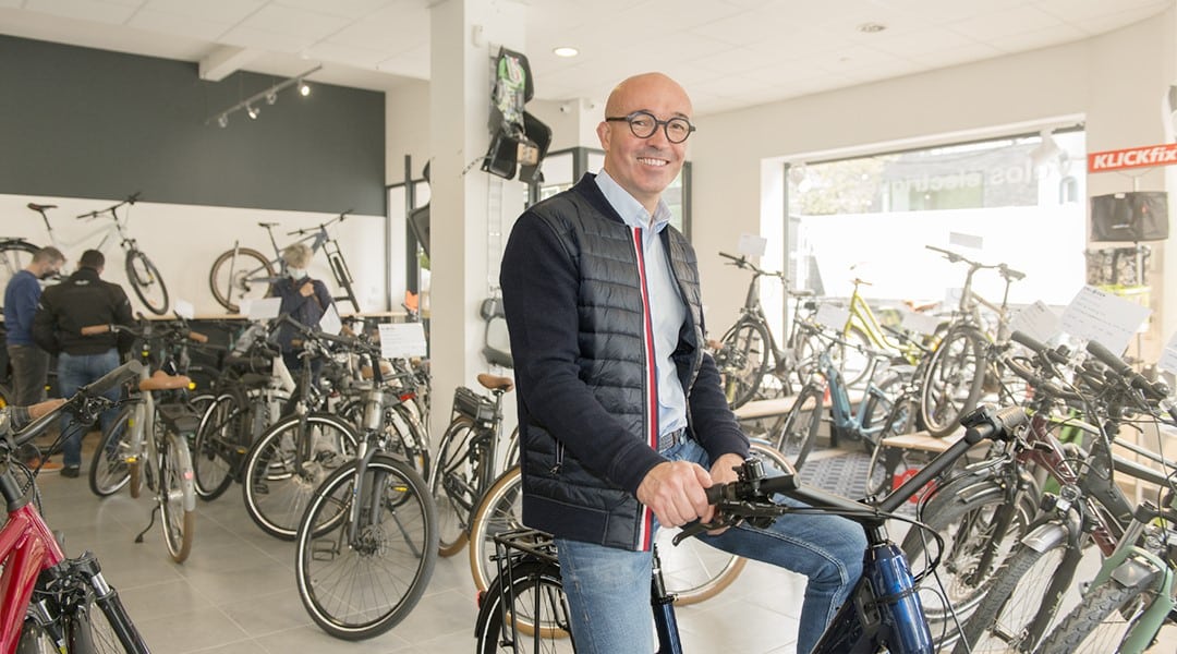 Fondateur du réseau Vélozen, Ronan Salaun ambitionne une croissance constante de 30% par an.