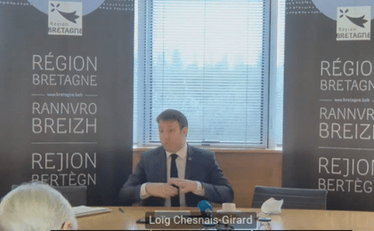 Voeux 2021 de Loïg Chesnais-Girard à la presse