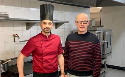 Yann Juliand et Stéphane Richard ont repris le Patio à Evran dans les Côtes d’Armor, en mars 2020 Yann Juliand et Stéphane Richard ont repris le Patio à Evran dans les Côtes d'Armor, en mars 2020