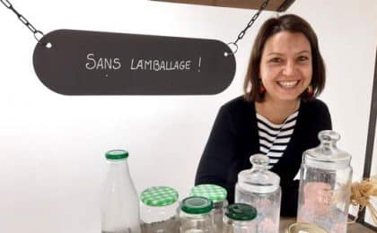 Justine Genty, en passe d'ouvrir la première épicerie vrac à Lamballe dans les Côtes d'Armor