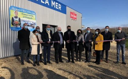 Inauguration de l'usine JB Océane à Concarneau, via Breizh Immo