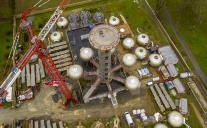 Actuellement en cours de construction par le Groupe Legendre, le futur hôtel-Spa du Domaine du Château des Pères prend forme Actuellement en cours de construction par le Groupe Legendre, le futur hôtel-Spa du Domaine du Château des Pères prend forme