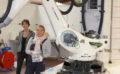Clémentine Gallet, Coriolis, raconte son parcours dans le livre "Paroles d'entrepreneurs du Morbihan".