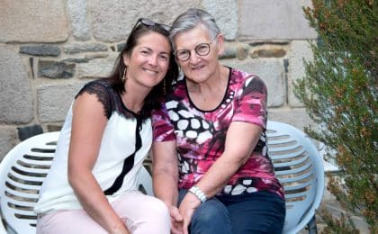 Anne-Claire Josse et sa maman, Juliette, s'occupent avec passion des gîtes de Beauregard