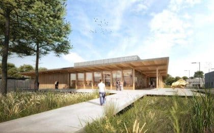 Le bâtiment, d’une surface utile de 2 630 m² répartis sur 2 niveaux auxquels s’ajoutent 1 300 m² d’aménagements extérieurs, accueillera 328 étudiants en formation initiale ou continue. Le bâtiment, d’une surface utile de 2 630 m² répartis sur 2 niveaux auxquels s’ajoutent 1 300 m² d’aménagements extérieurs, accueillera 328 étudiants en formation initiale ou continue.