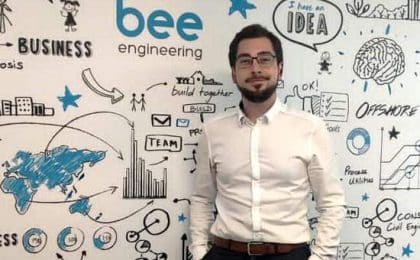 Responsable opérationnel Grand Ouest au sein de Bee Engineering, en charge de l’agence de Rennes, installée depuis juin 2020 dans le quartier de la Courrouze. Responsable opérationnel Grand Ouest au sein de Bee Engineering, en charge de l’agence de Rennes, installée depuis juin 2020 dans le quartier de la Courrouze.