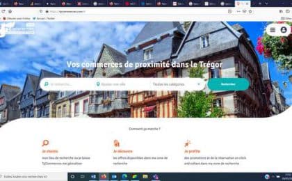 TYcommerces.com est le fruit d’un travail de concertation initié en novembre 2020  sur le territoire de Lannion-Trégor Communauté