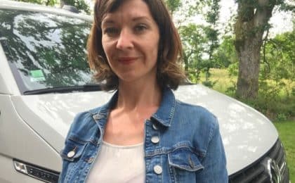 Adeline Dréves, dirigeante de My French Van, à Muzillac (56)
