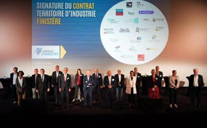 Les vingt signataires du contrat Territoire d’industrie Finistère Les vingt signataires du contrat Territoire d’industrie Finistère