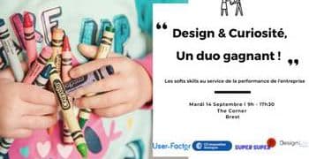 Le 14 septembre à Brest : comment éveiller et cultiver la curiosité dans un contexte professionnel en s’appuyant sur les outils du design ?