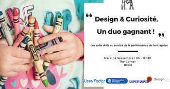 Le 14 septembre à Brest : comment éveiller et cultiver la curiosité dans un contexte professionnel en s’appuyant sur les outils du design ?