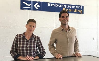 Depuis la Bretagne, Patricia Le Bouter et Yann Escudié pilotent les bureaux français de Factory Aviation, entreprise spécialisée dans le courtage aérien