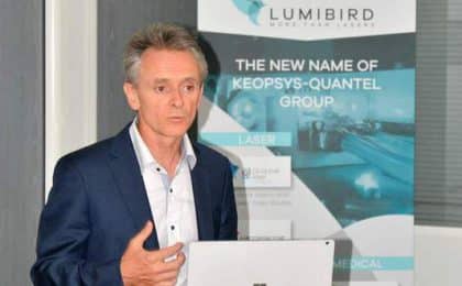 Marc Le Flohic, PDG et Fondateur de Lumibird à Lannion dans les Côtes d'Armor