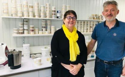 Valérie Moisan et Franck Hôtelier, dirigeants associés de Technôvet Export.