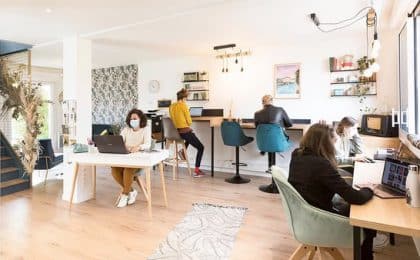 A la fois espace de travail et lieu de vie, Good Place a Cesson-Sévigné est un des 40 espaces de coworking recensé par le site Internet