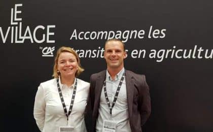 Carole Gourmelon et Philippe Le Goff , respectivement Maires Villages By CA Ille-et-Vilaine et Côtes d’Armor Carole Gourmelon et Philippe Le Goff , respectivement Maires Villages By CA Ille-et-Vilaine et Côtes d'Armor