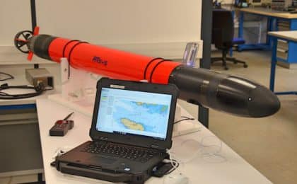 Leader mondial de l'acoustique sous-marine, RTsys développe des drones sous-marins.