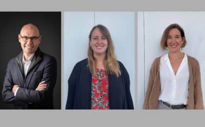 DE g à d : Jérôme Person, Secrétaire général ; Audrey Gourhan, Directrice des Ressources Humaines ; d’Audrey Chasseriau, nouvelle Directrice Juridique DE g à d : Jérôme Person, Secrétaire général ; Audrey Gourhan, Directrice des Ressources Humaines ; d’Audrey Chasseriau, nouvelle Directrice Juridique