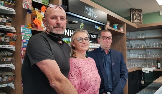 Saulnires (35). Le fonds de transformation des buralistes participe au  nouveau dpart de Stphane et Vronique Verron - Bretagne conomique